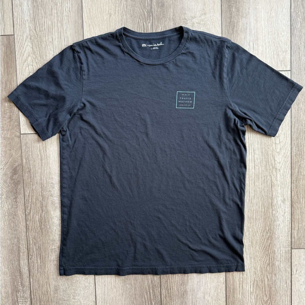 Travis Mathew Men’s Large Black/Charcoal Tee